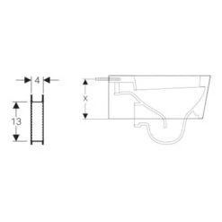 Geberit Verstevigingsbeugels Voor Geberit Inbouwreservoirs -Badkamerwinkel aedd486f4b2225d8f3d73616879398ea83338a14 p 65045 bijkomende hoogte tekening