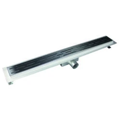 Linie Douchegoot 80 Cm Geborsteld Inox