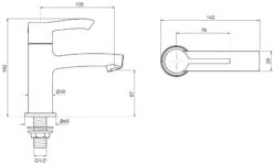 Linie Vista Koudwaterkraan Mat Zwart -Badkamerwinkel b8686d7c1db91ae3c0d972b958998b562d109515 85543 TT