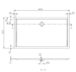 Villeroy & Boch Futurion Flat Douchebak 160 X 90 Cm Quaryl Glanzend Wit -Badkamerwinkel ba81cf09224fc3fc02a5cbe9fae4ed80fd747649 69327 techntek01