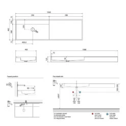 Balmani Cubo Asymmetrisch Linkse Wastafel Matte Solid Surface 160 X 49 Cm -Badkamerwinkel bca38d499b93e025b285a97f7279d62b7c3c8d49 Balmani Cubo 1598x492x123 L