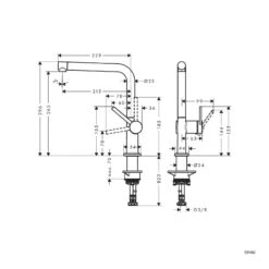 Hansgrohe Talis M54 270 Keukenkraan Rvs Look -Badkamerwinkel c2b99e7a19ad853526beeeb1c7e7c486d2943177 TT Hansgrohe TALIS M541 KK 270 2