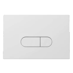 Luca Varess Riana Bedieningspaneel Glanzend Wit Voor Geberit Duofix Inbouwreservoir