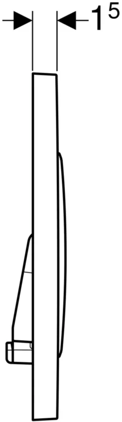 Geberit Sigma 20 Bedieningspaneel Mat Chroom Voor UP320 Inbouwreservoir -Badkamerwinkel c7070cd6069e51866ac9c5528faad7e97553cc88 200929 duwplaat geberit mat chroom tech tekening 2