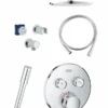 Grohe Grohtherm SmartControl Thermostatische Inbouw Regendoucheset Met Ronde Regendouchekop 31 Cm Glanzend Chroom