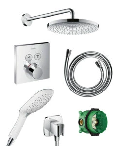 Hansgrohe Showerselect S Thermostatische Kraan Inbouw Regendoucheset Met Regendouchekop Ø30cm Glanzend Chroom
