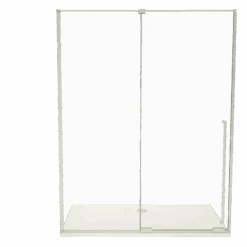 Luca Varess Stilus Douche Schuifdeur 160 X 200 Cm Helder Glas Glanzend Chroom Profiel