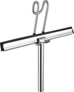 Blaufoss Douchewisser Chroom Met Ophangsysteem Over Douchewand