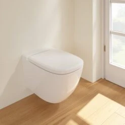 Villeroy & Boch Antheus Hangtoilet Glanzend Wit Randloos Zonder Wc-bril -Badkamerwinkel d8346f730ab474de34e60664b28e55609a79014d 87773 sfeer 1