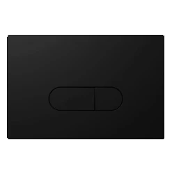 Luca Varess Riana Bedieningspaneel Mat Zwart Voor Geberit Duofix Inbouwreservoir