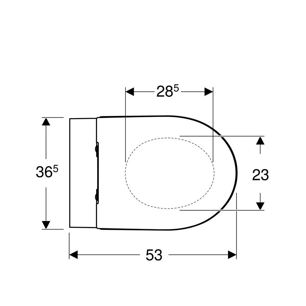 Geberit ICon Hangtoilet Glanzend Wit Randloos 5 Geberit ICon Hangtoilet Glanzend Wit Randloos - Afbeelding 5