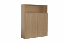 Balmani Forma Zwevend Badkamerkast Natuur Eik 100 X 30 X 120 Cm Vert. Asym. Groef