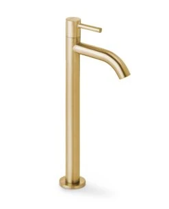 Blaufoss Multa Verhoogde Koudwaterkraan Brushed Gold