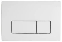 Geberit Delta 50 Bedieningspaneel Glanzend Wit Voor Geberit Duofix Inbouwreservoir