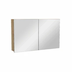 Balmani Lucida Spiegelkast 120 X 72 Cm Ruwe Eik