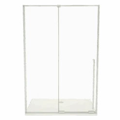 Luca Varess Stilus Douche Schuifdeur 140 X 200 Cm Helder Glas Glanzend Chroom Profiel