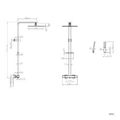 Blaufoss Square 300 Regendoucheset Mat Zwart 5 Blaufoss Square 300 Regendoucheset Mat Zwart -Badkamerwinkel f32070b0f5466a0cfc895e67a23759f88cfe518e TT Blaufoss SQUARE20 Dset300 1
