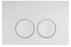 Geberit Delta 25 Bedieningspaneel Glanzend Wit Voor Geberit Duofix Inbouwreservoir