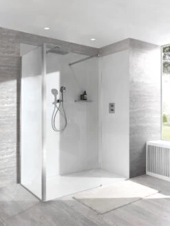 Balmani Piatto Set Douchewandbekleding 160 X 90 X 220 Cm Solid Surface Mat Wit -Badkamerwinkel f9ddbbd2eac778917d7f9600f9eceace9caa7707 59191 64531 sfeer01